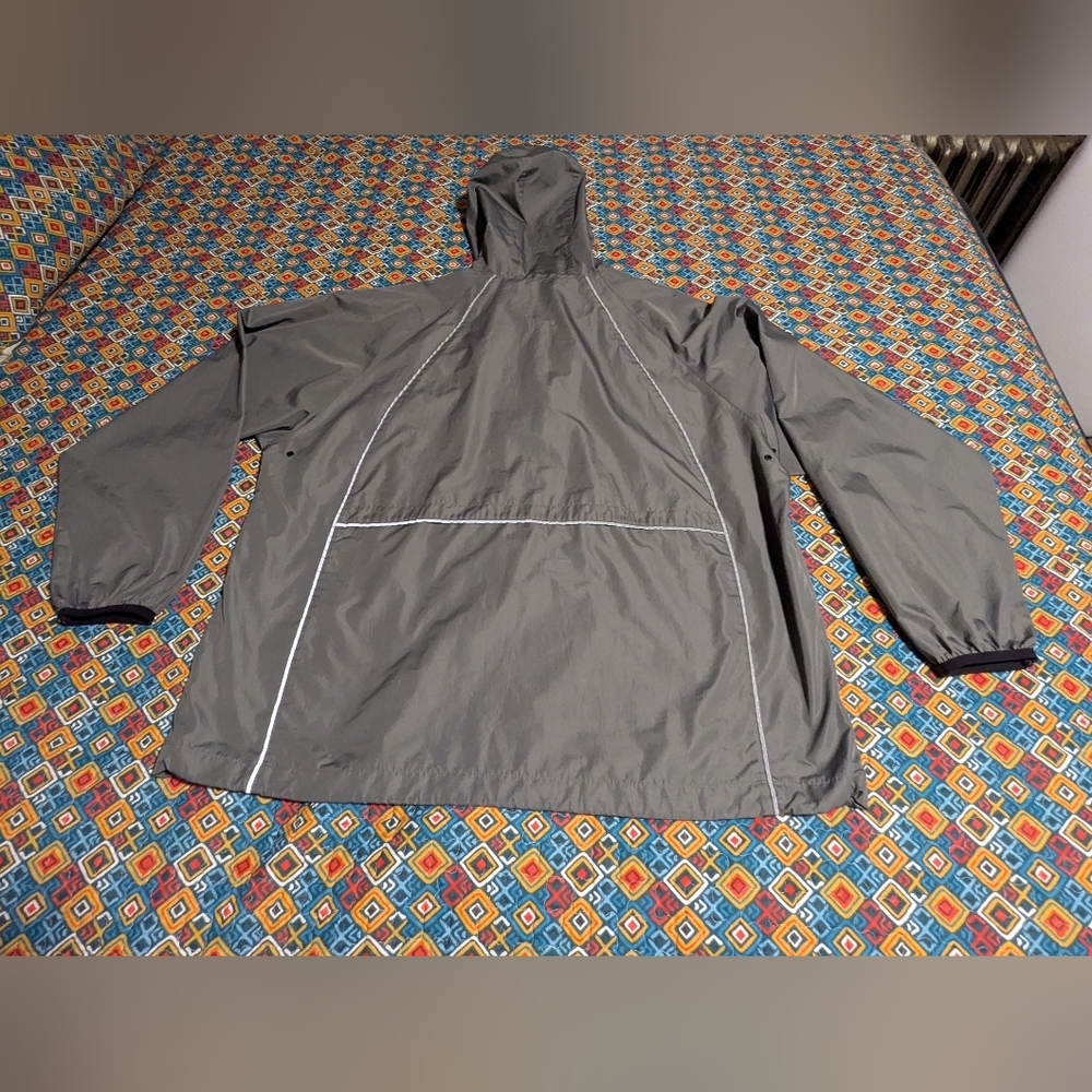 Champion Men's Charcoal Windbreaker Jacket - Picture 4 of 5